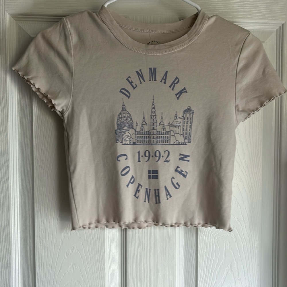 Pacsun Cream Crop Top